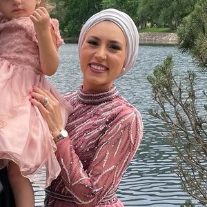 Beautiful custom-made evening gown handmade